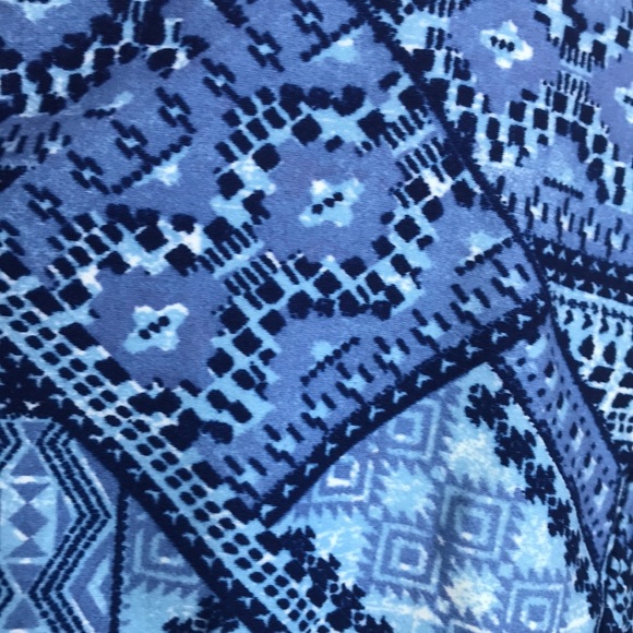 Blue Patterned Legging - Picture 3 of 3